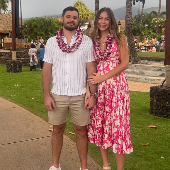 ASTR the label Maeve Pleated Midi Dress - size small - Picture 5 of 8